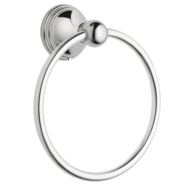 Moen Preston Chrome Towel Ring Zinc Hot on Sale