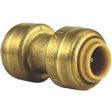 SharkBite 1 4 in. Push X 1 4 in. D Push Brass Coupling Hot on Sale