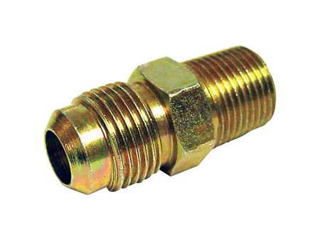 JMF Company 1 4 in. Flare X 1 8 in. D Male Brass Adapter For Cheap