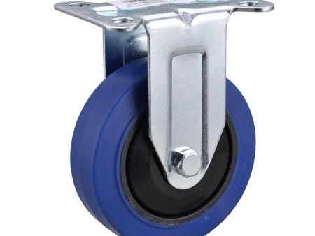 Projex 4 in. D Soft Rubber Rigid Caster 265 lb 1 pk Online