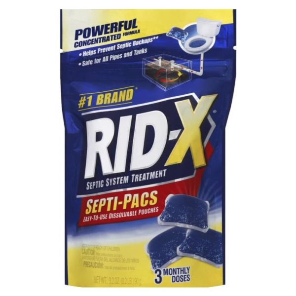 RID-X Pouches Septic System Treatment 3.2 oz Discount