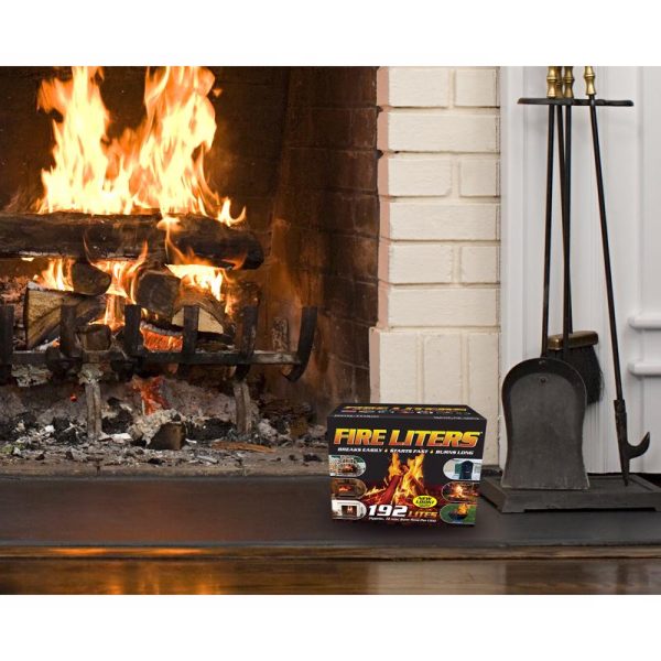 Fire Liters Wood Fiber Firestarter Log 12 min 192 pk Cheap