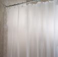 iDesign 78 in. H X 54 in. W Clear Frosted Shower Curtain Liner EVA Cheap