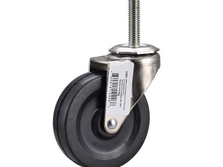 Projex 3 in. D Swivel Soft Rubber Caster 90 lb 1 pk Online Hot Sale