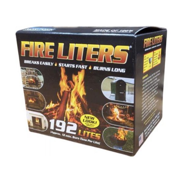 Fire Liters Wood Fiber Firestarter Log 12 min 192 pk Cheap