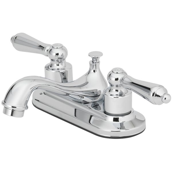 OakBrook Chrome Two-Handle Bathroom Sink Faucet 4 in. on Sale