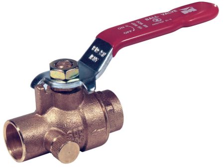 B&K ProLine 1 in. Brass Compression Ball Valve Full Port Hot on Sale